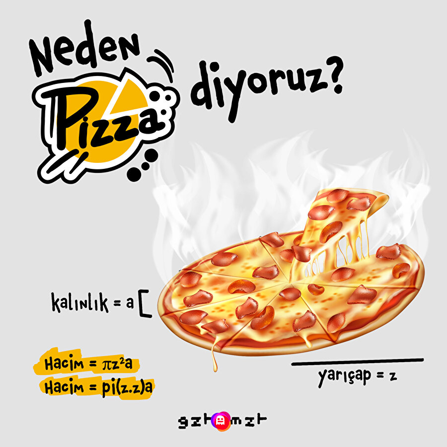 Neden pizza diyoruz?