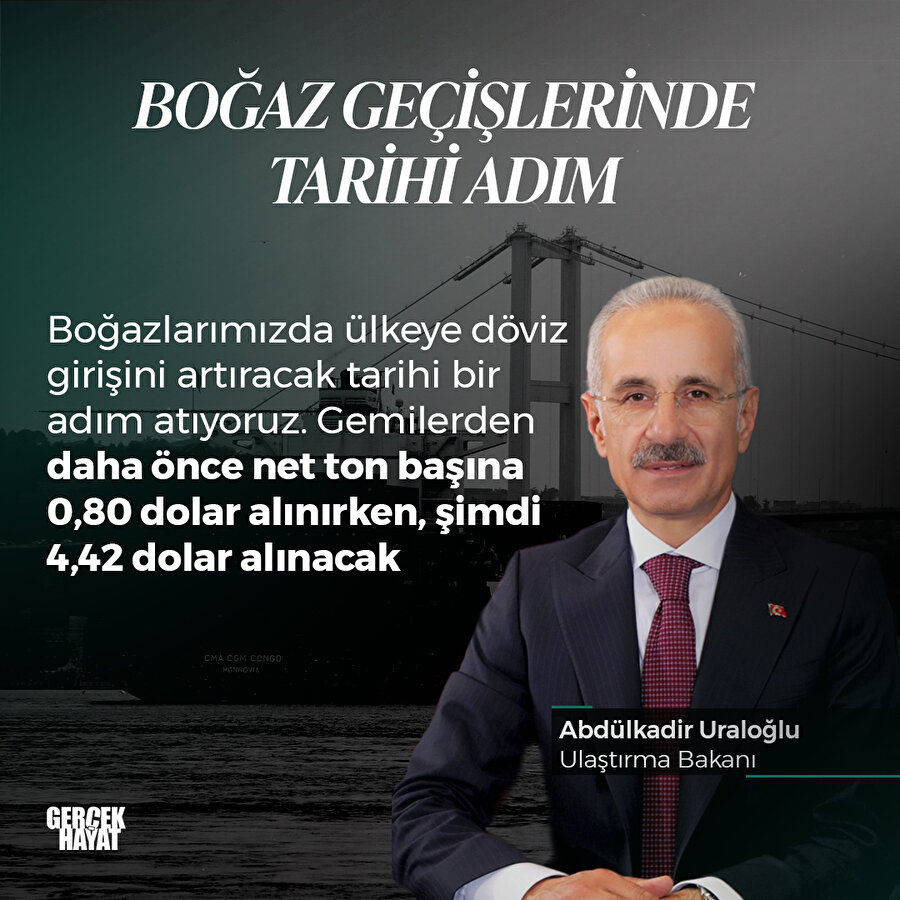 Türkiye'nin boğaz hamlesi