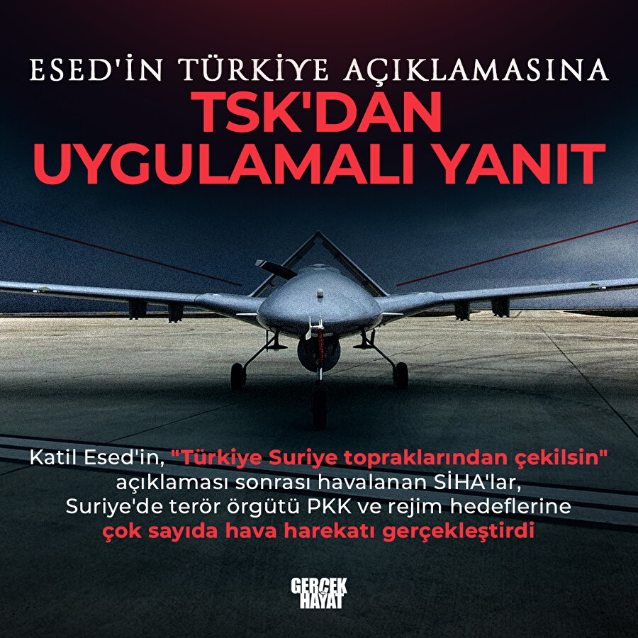 Suriye'de SİHA rüzgarı esti