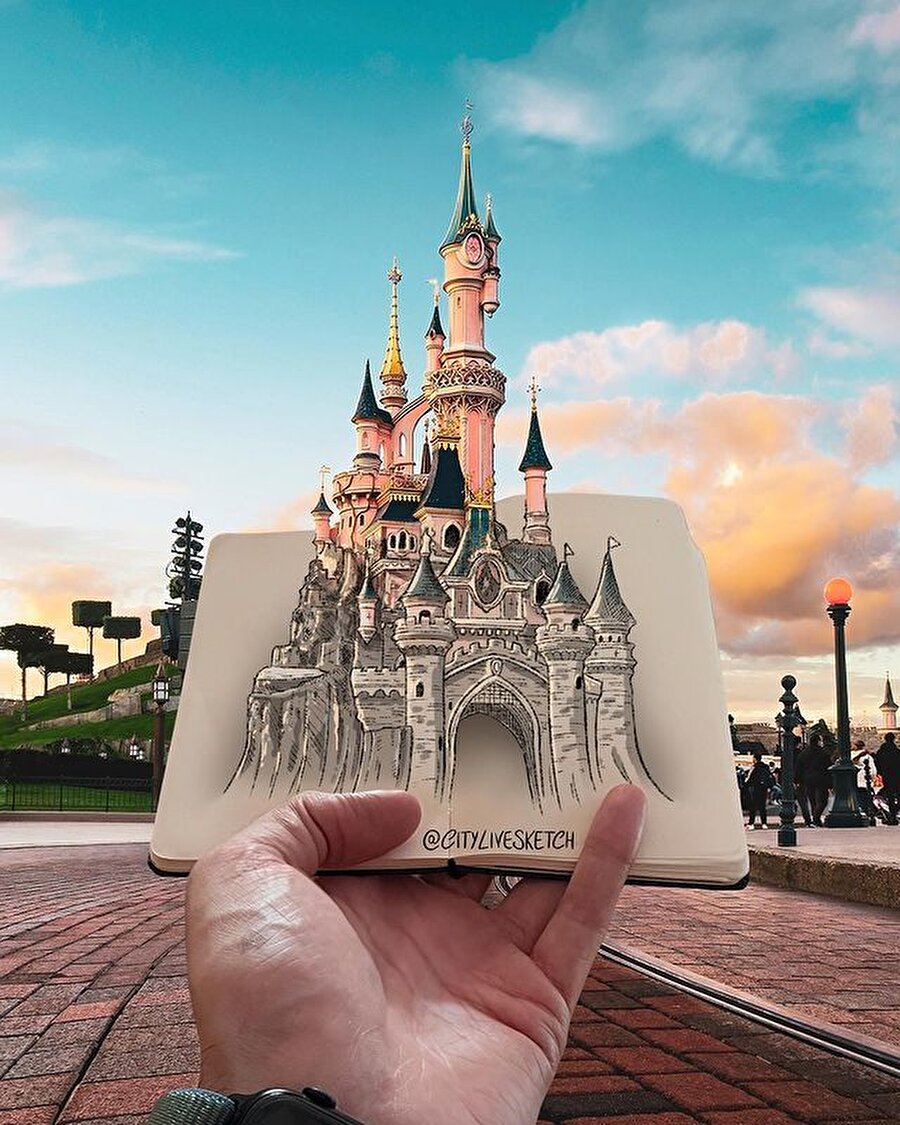 Fotoğraflarla birleşen çizimler 🤩 