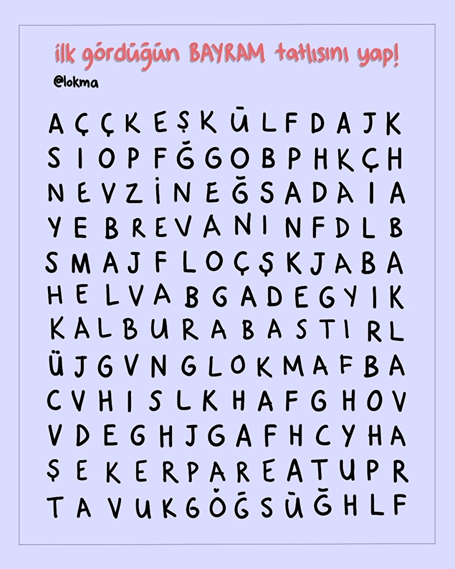 İlk gördüğün bayram tatlısını yap!