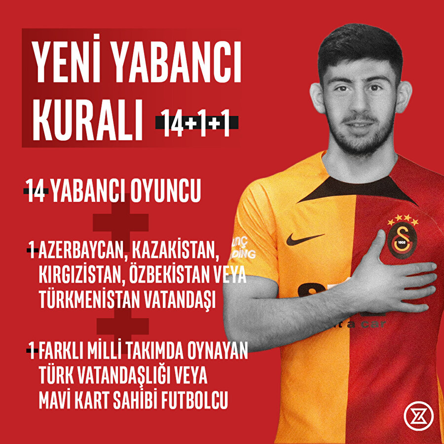 TFF'nin yeni yabancı kuralı: 14+1+1