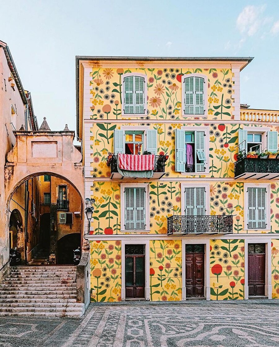 Çiçek açmış bina cepheleri! 