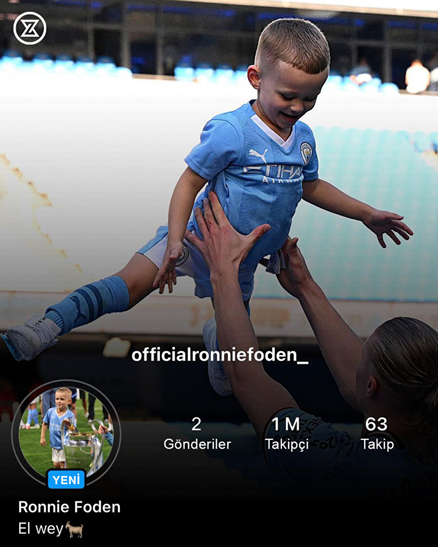 Phil Foden'ın oğlu Premier Lig kulüplerini geride bıraktı