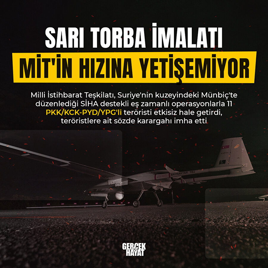 11 PKK'lı terörist daha imha edildi