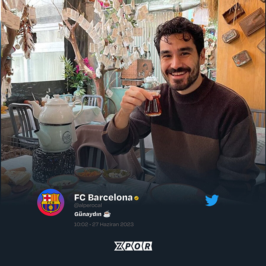 Barcelona'nın 'günaydın' paylaşımı