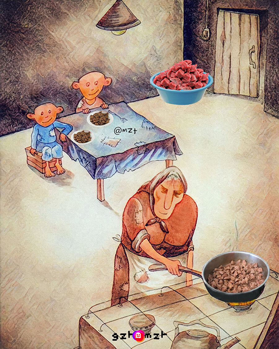 Etler gelince yüzler gülmüş <3