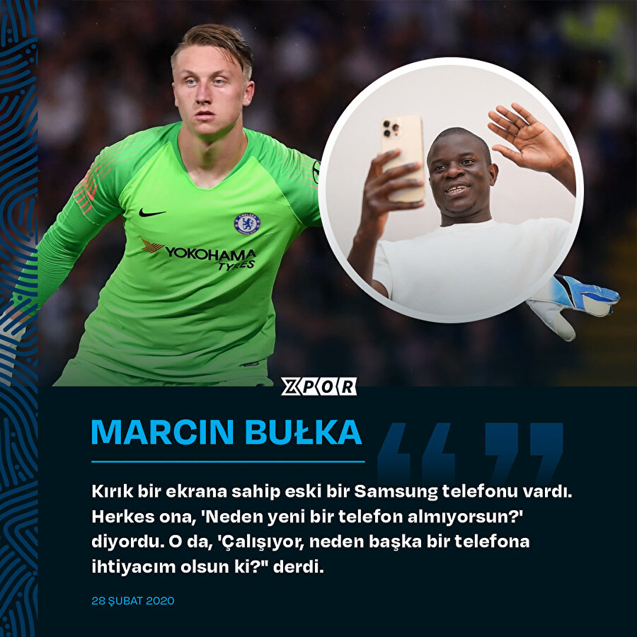 N'Golo Kante telefonunu değiştirdi