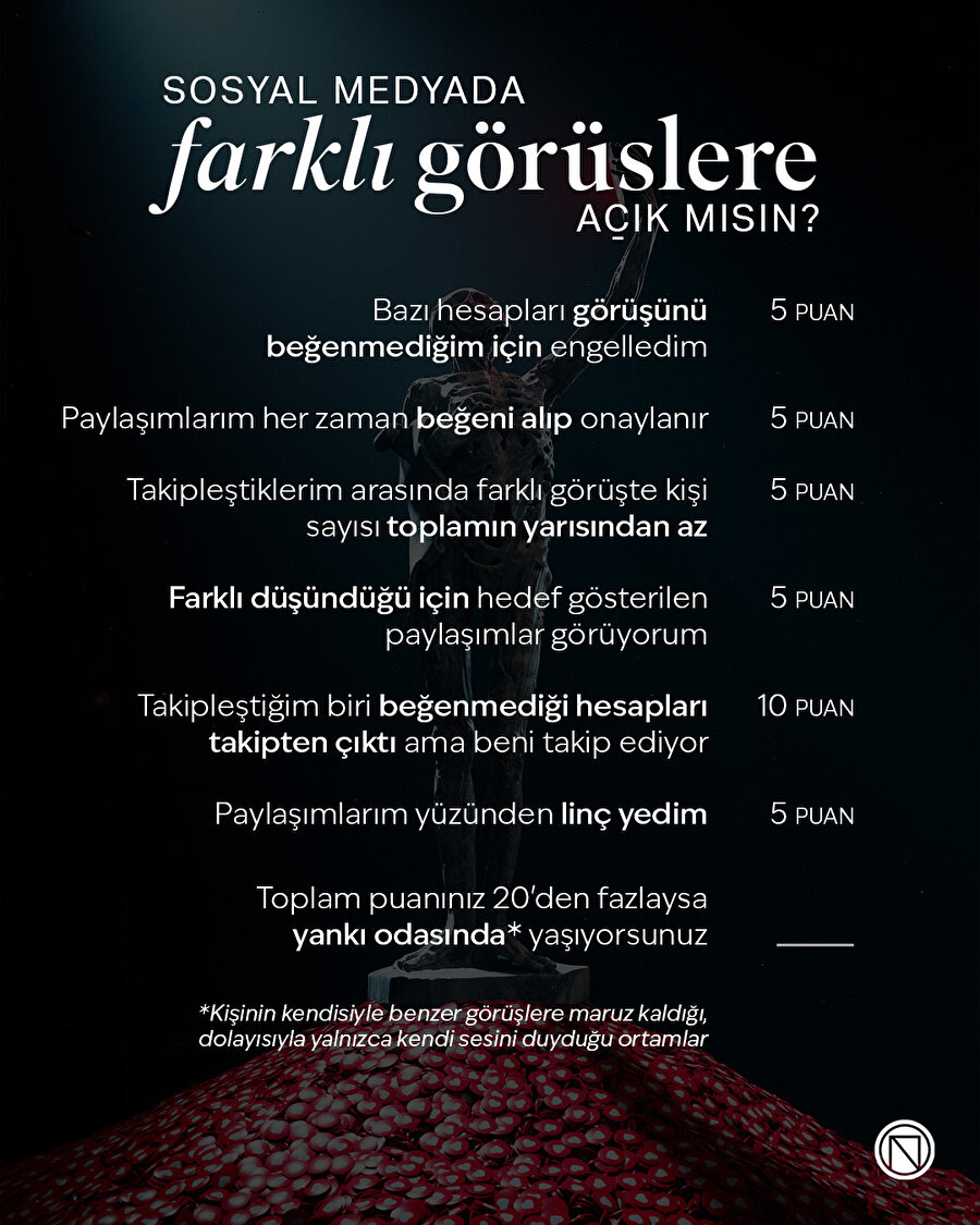 Sosyal medyada farklı görüşlere ne kadar açıksın?