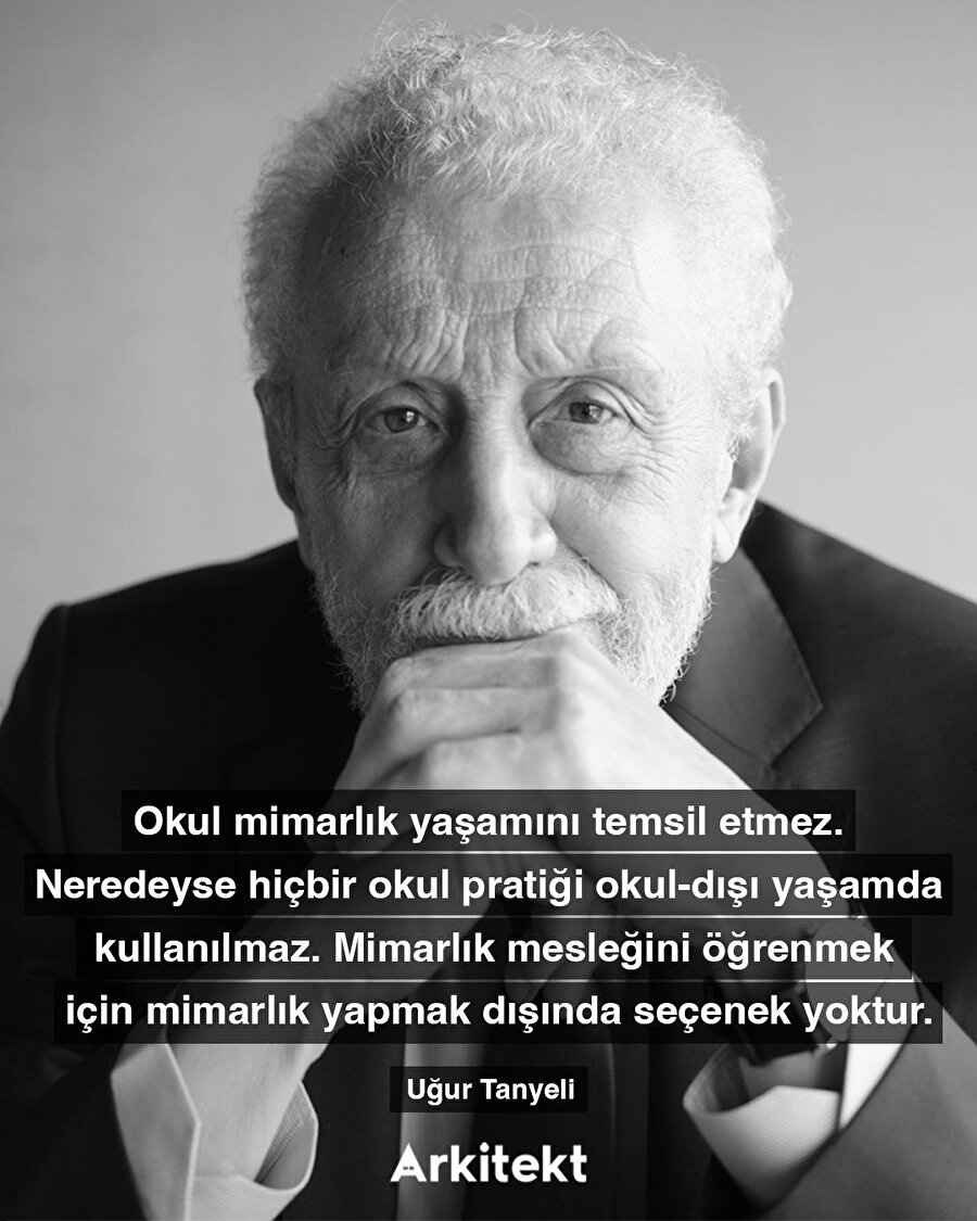 Türk mimarlık tarihçisi Uğur Tanyeli'nin mimarlığa bakış açısı!