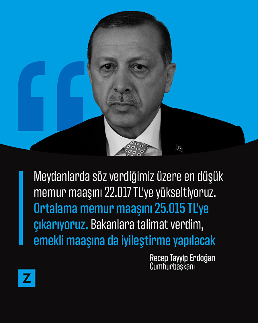 Ortalama memur maaşı 25.015 TL'ye çıkarılacak