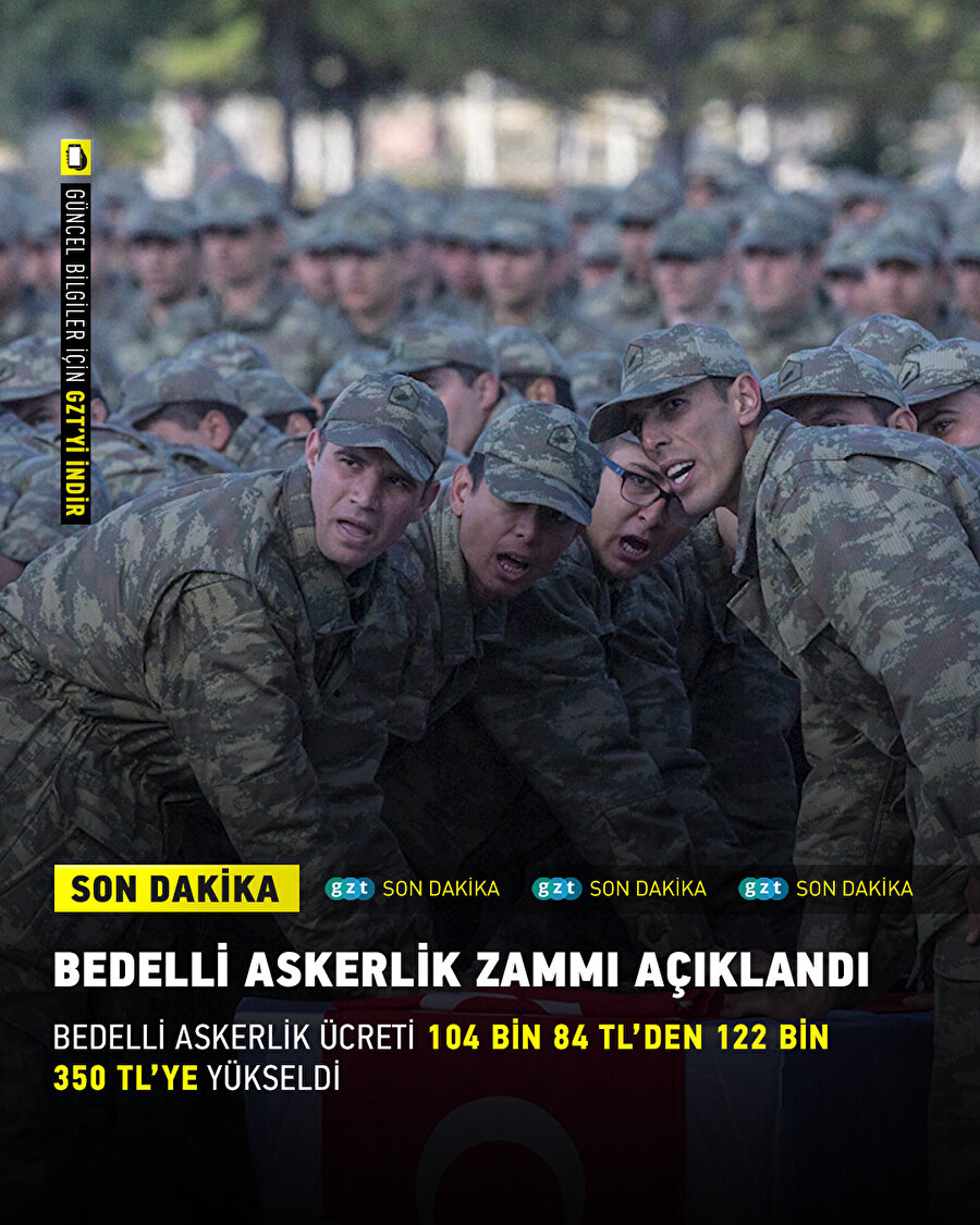 Bedelli askerlik ücreti belli oldu