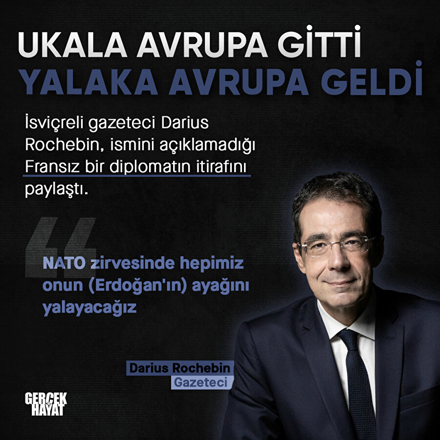 Fransız diplomattan ilginç itiraf