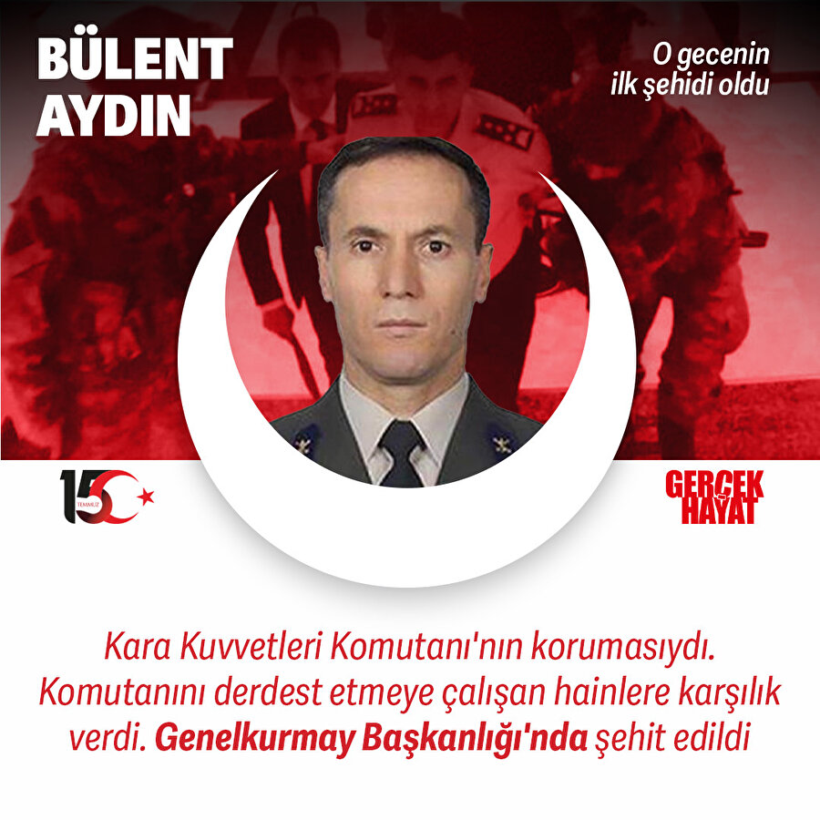 15 Temmuz Şehitlerimiz