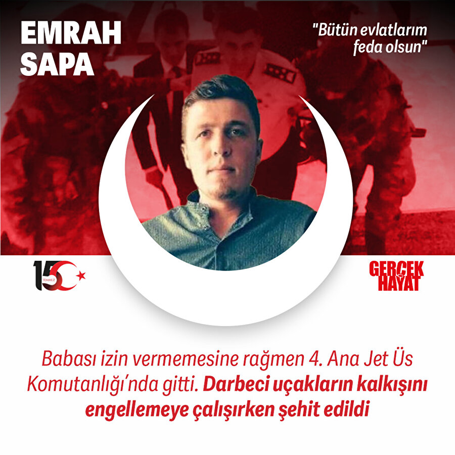 15 Temmuz Şehitlerimiz