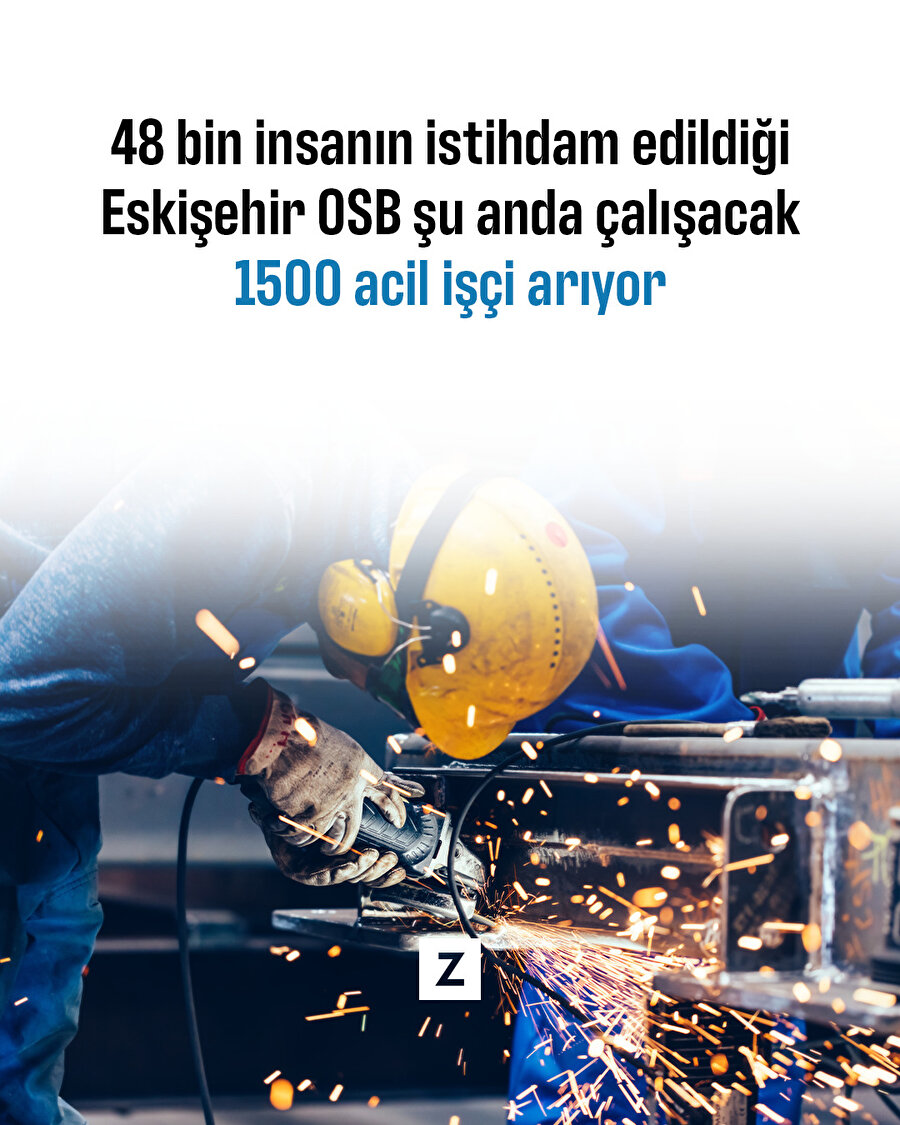 Eskişehir OSB, acil 1500 işçi arıyor