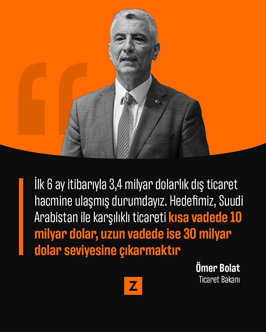Ticaret Bakanı Bolat Türkiye-Suudi Arabistan İş Forumu'nda konuştu