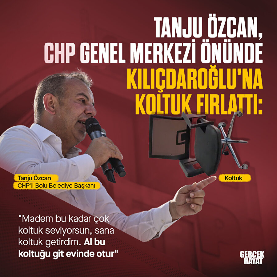 Tanju Özcan'dan Kılıçdaroğlu'na tepki