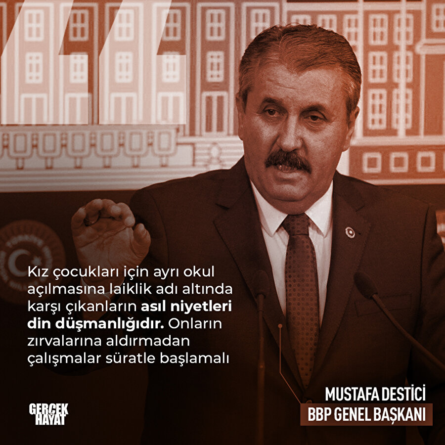 Mustafa Destici'den önemli açıklama