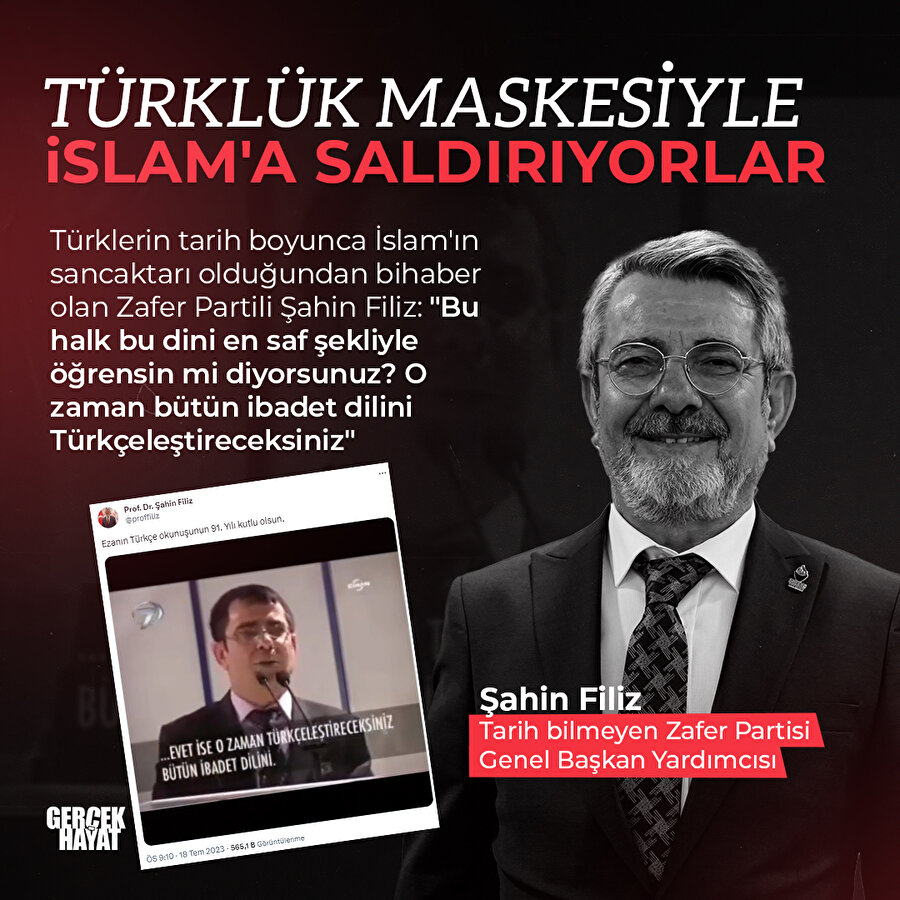 Zafer Partisi'nden Türkçe ezan skandalı