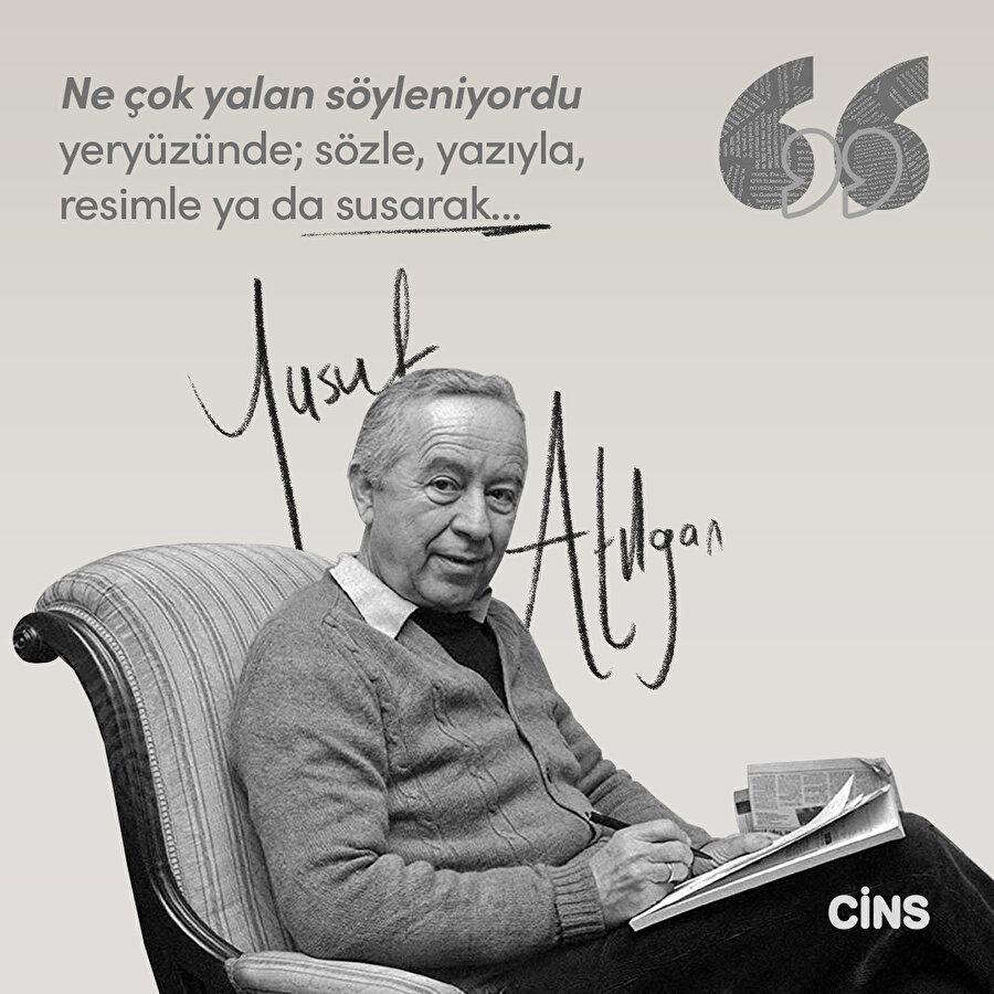 Yusuf Atılgan'dan yalanlar üzerine 