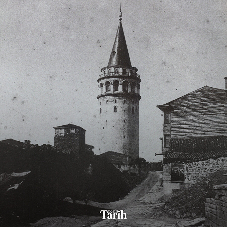 Tarihi fotoğraflarda Galata Kulesi ve çevresi