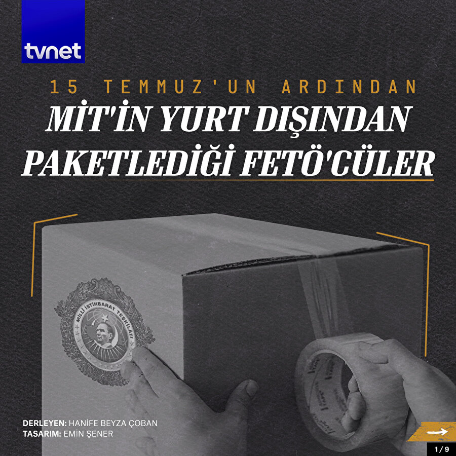15 Temmuz'un ardından MİT'in yurtdışından paketlediği FETÖ'cüler