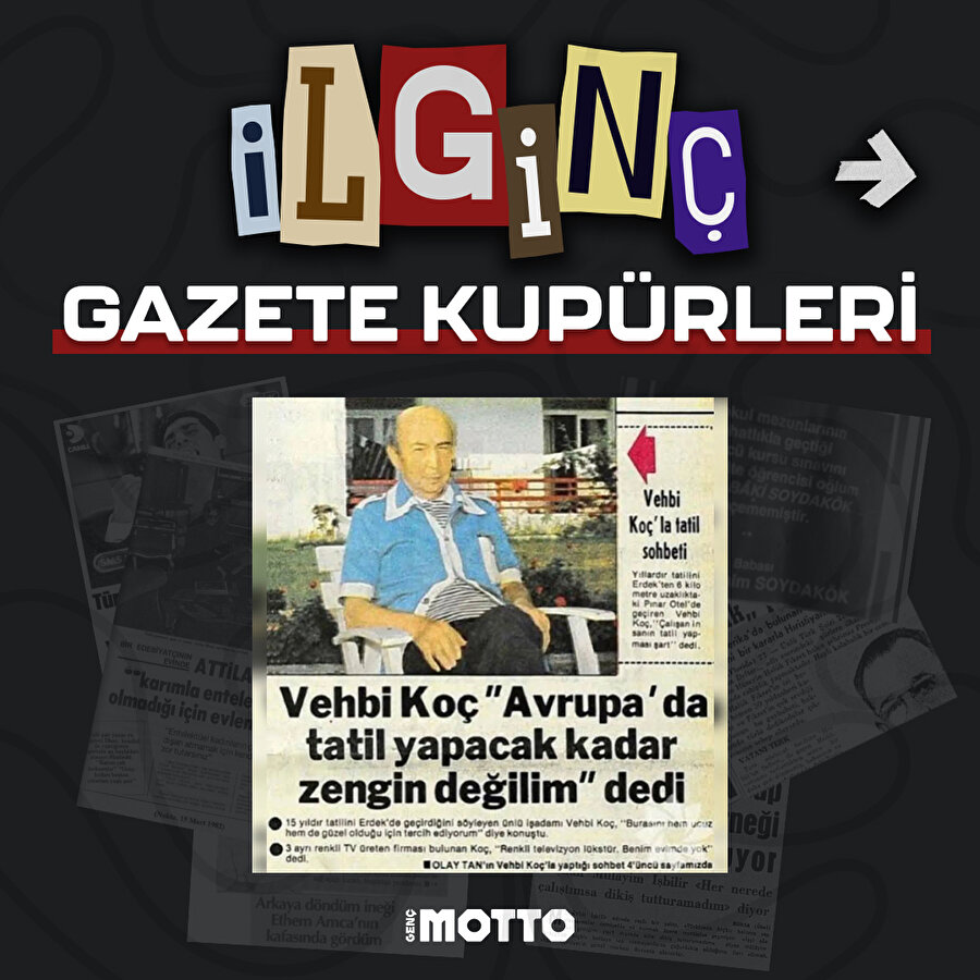 İlginç gazete kupürleri