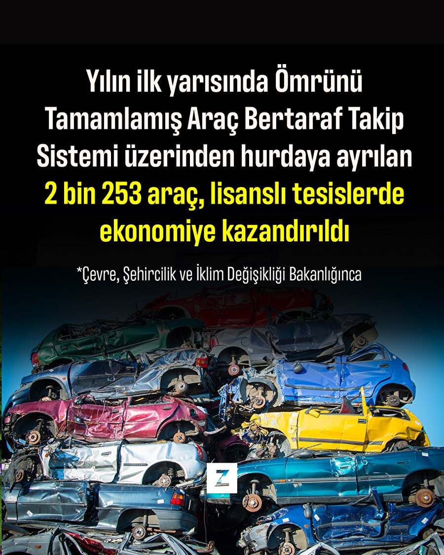 Hurda araçlar ekonomiye kazandırıldı