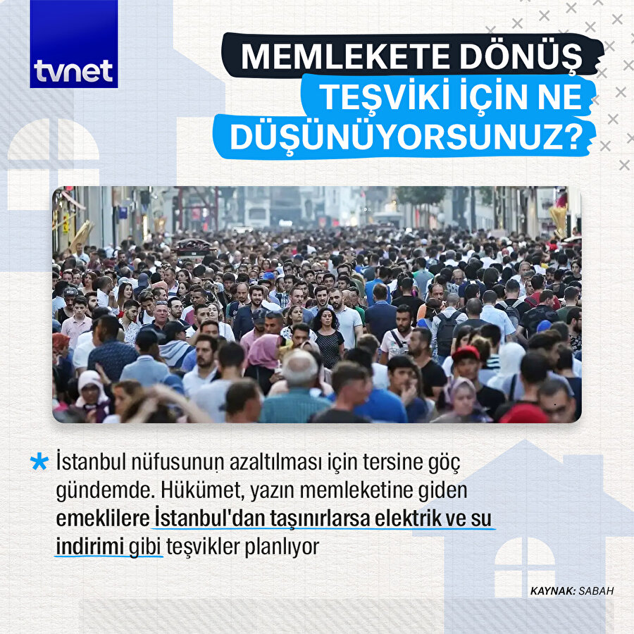 Memleketine dönene teşvik geliyor