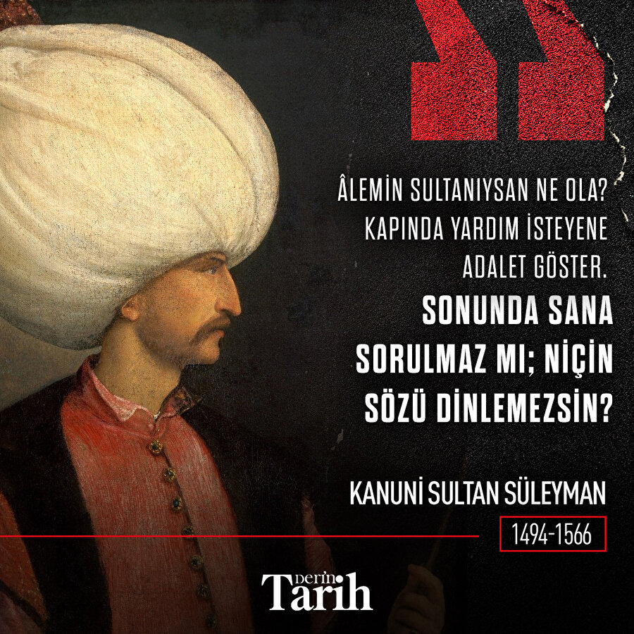 Âlemin sultanıysan ne ola? 