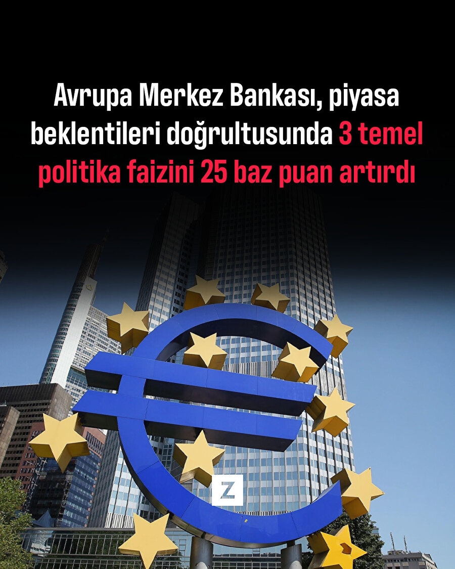 Avrupa Merkez Bankası faiz kararını açıkladı