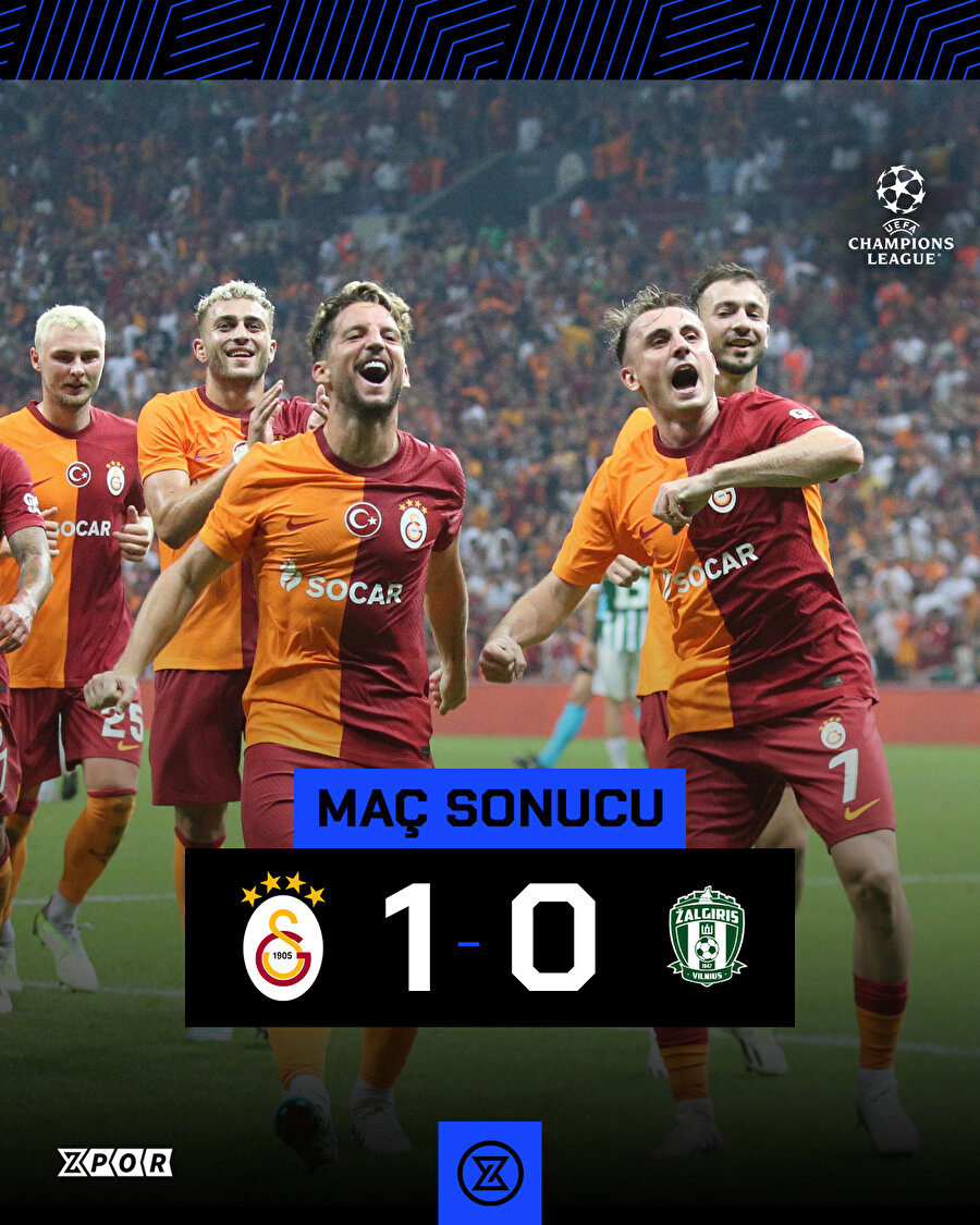 Galatasaray 3. turda!