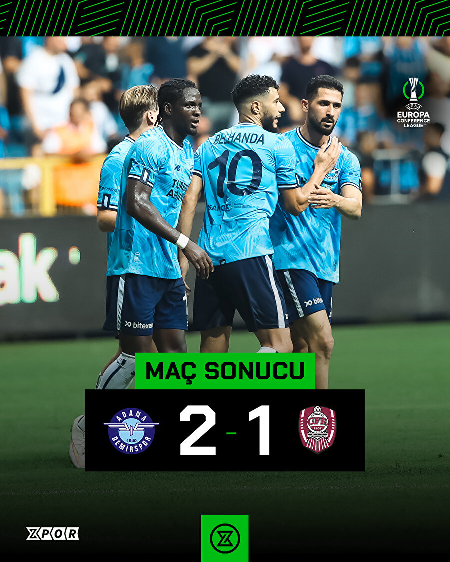 Adana Demirspor tur atladı!