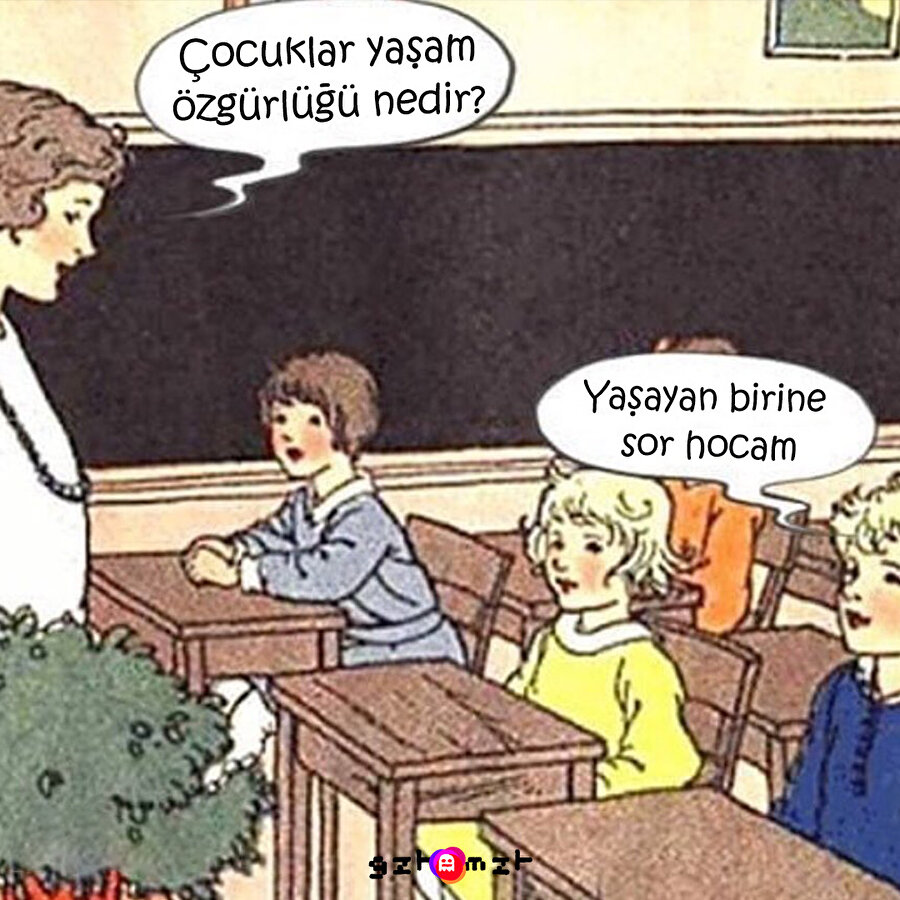 Sıcaklardan şu şekil bunaldık