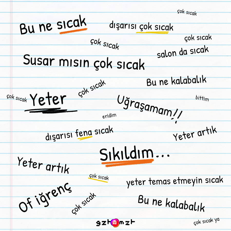 Gün içinde en çok kullandığımız sözcük