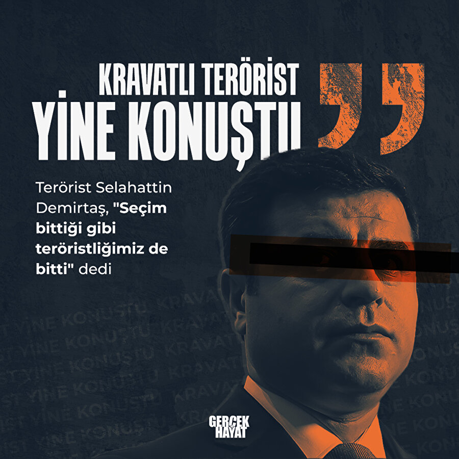 Kravatlı terörist mahkemede konuştu