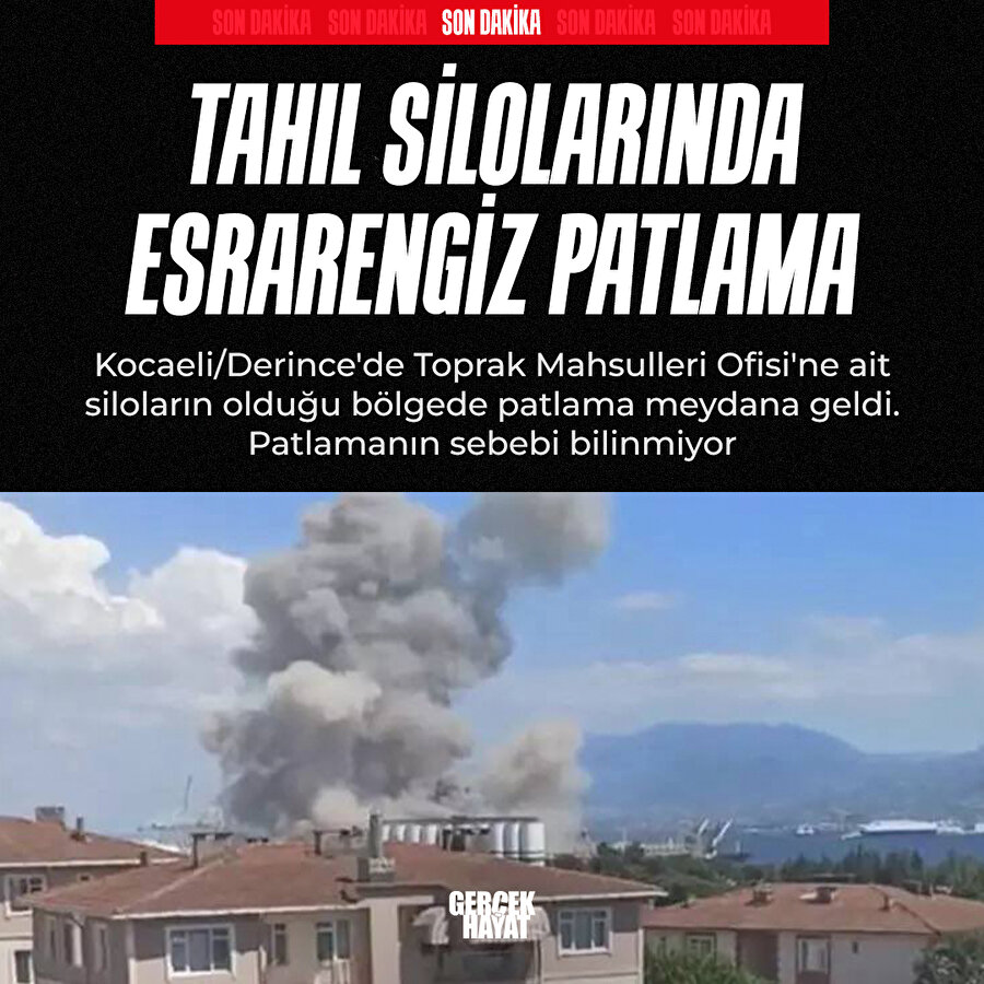 Kocaeli'de patlama