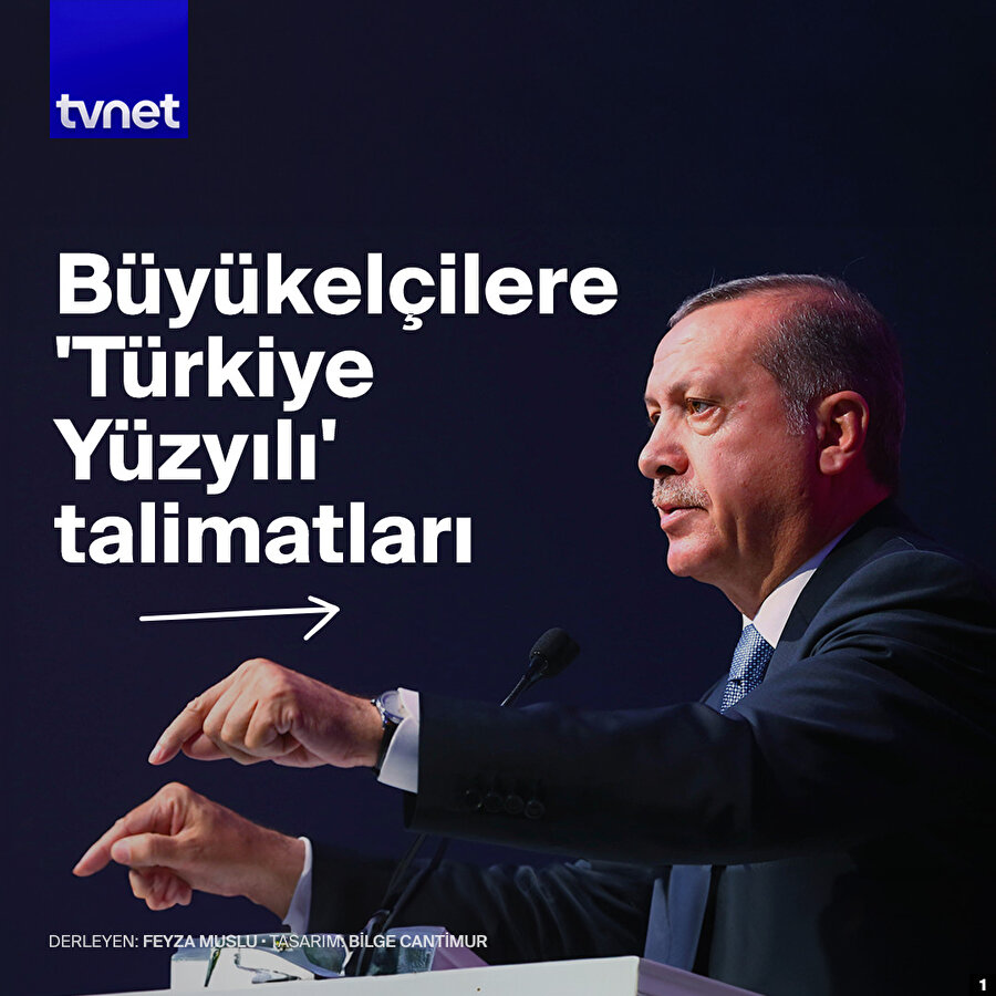 Erdoğan'dan büyükelçilere 'Türkiye Yüzyılı' talimatları