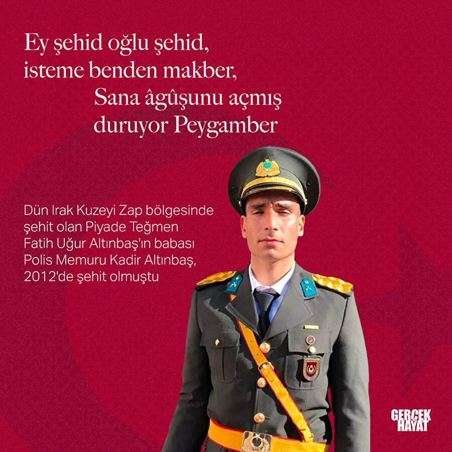 Şehit oğlu şehit