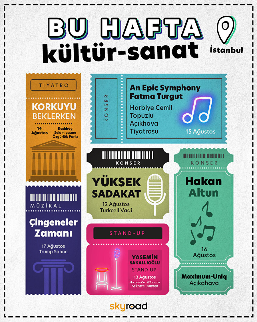 Haftanın kültür sanat haberleri 🎭🖼