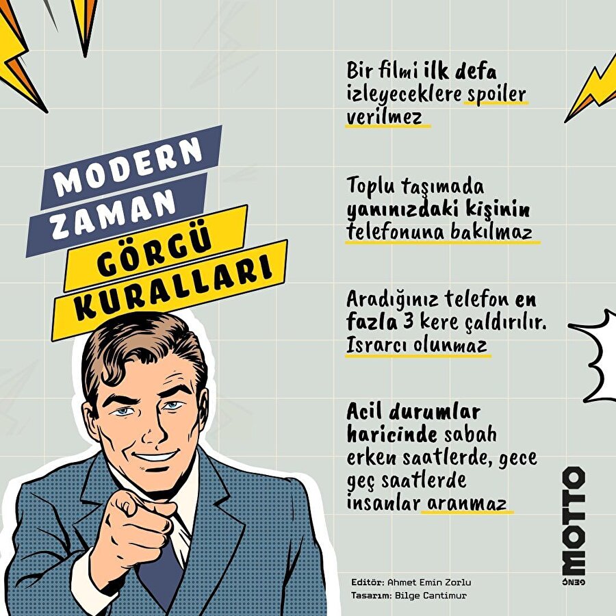 Modern zamanın görgü kuralları