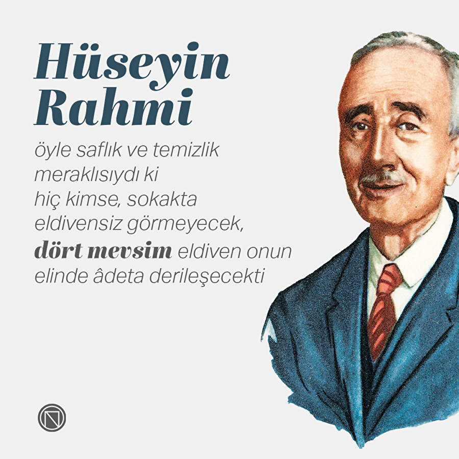 Temizlik tutkunu Hüseyin Rahmi