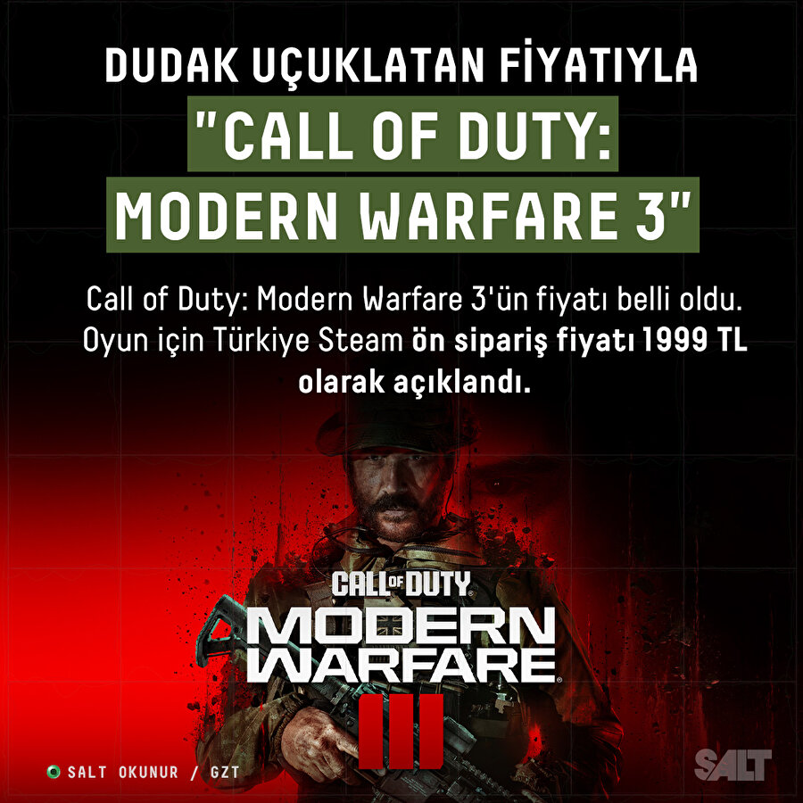 Dudak Uçuklatana Fiyatıyla "Call of Duty: Modern Warfare 3"