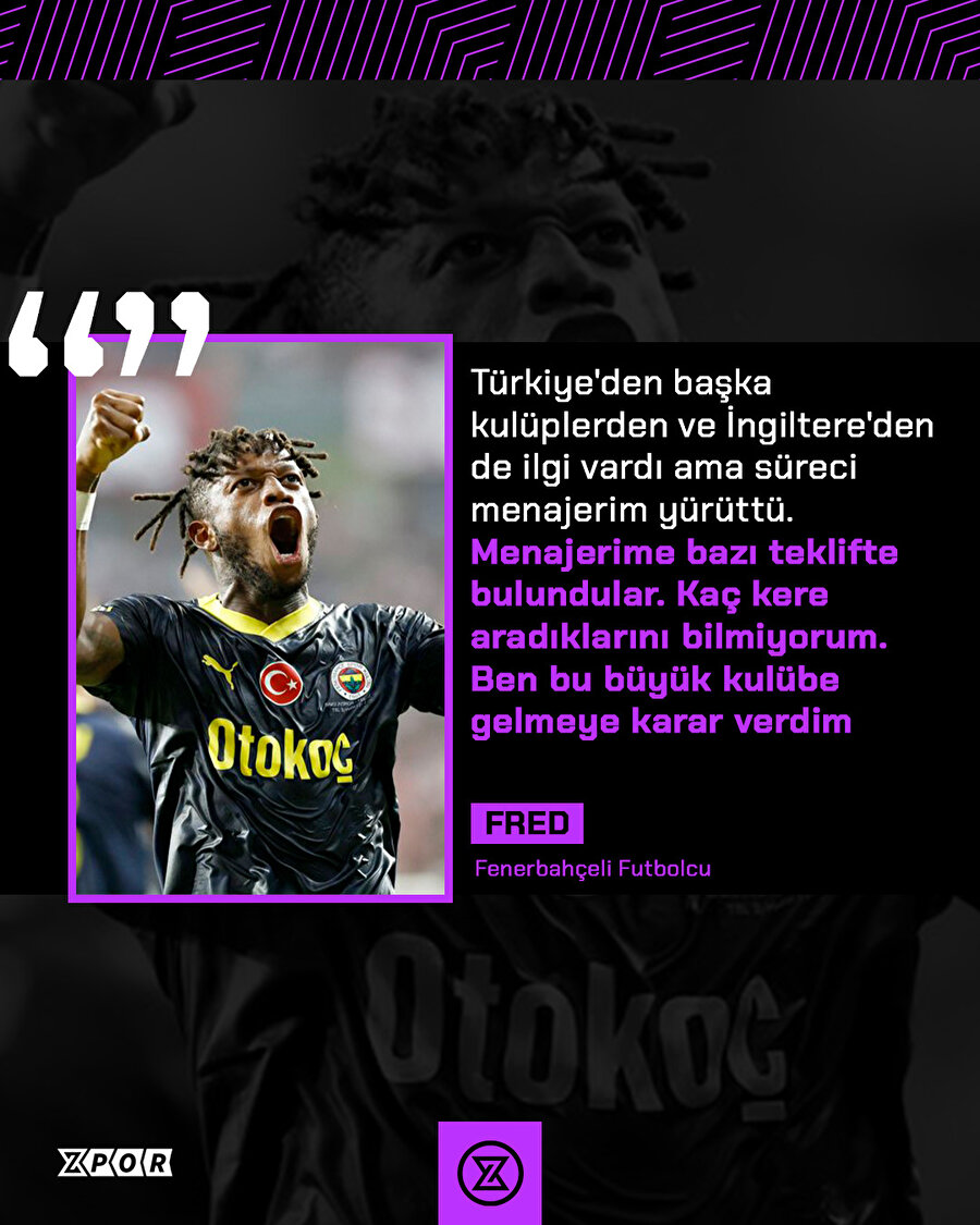 Fred’den transfer açıklaması