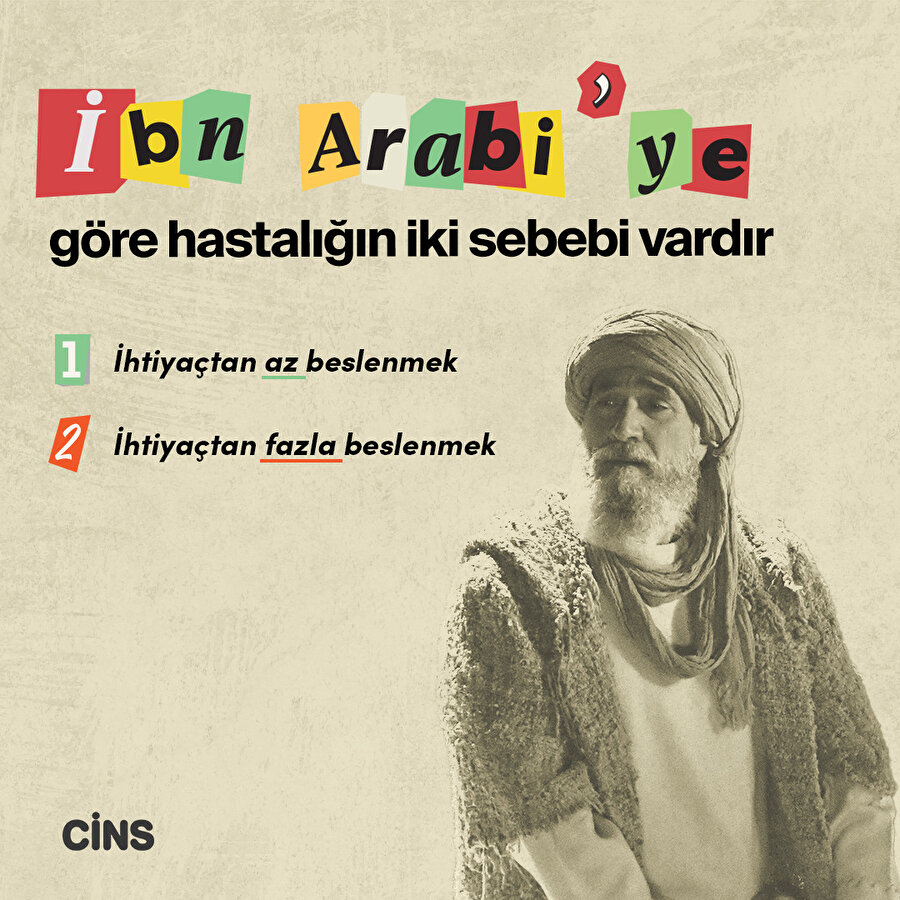 İbn Arabi'ye göre hastalıkların sebepleri 