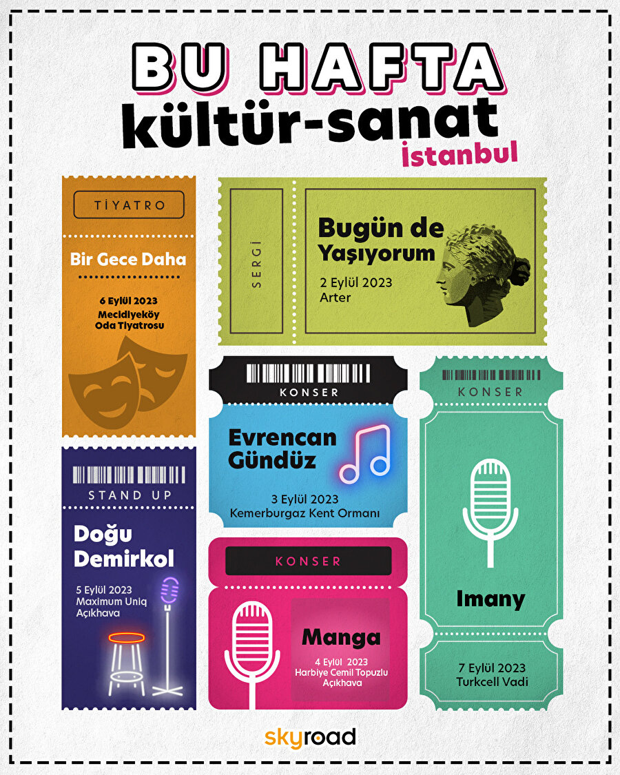 Haftanın sanat haberleri 2 - 8 Eylül 🎭