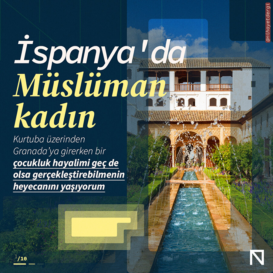 İspanya'da bir Müslüman kadın