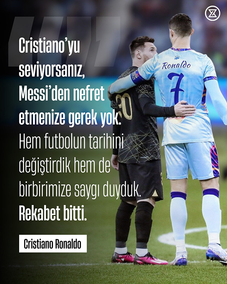 Cristiano Ronaldo'dan Messi sözleri