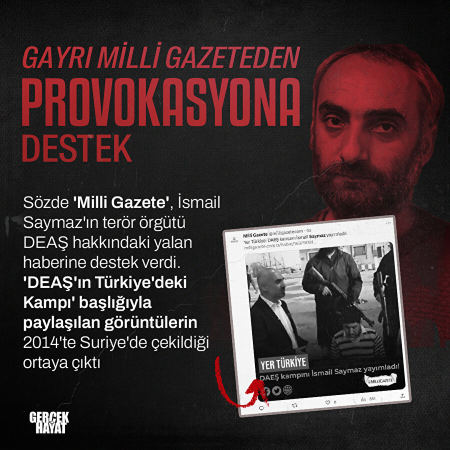 Milli Gazete'den provokasyon